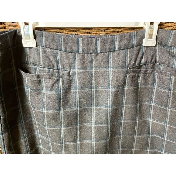 Gap School Girl Gray Checkered Plaid Skirt Fully Lined 16 - Picture 9 of 10